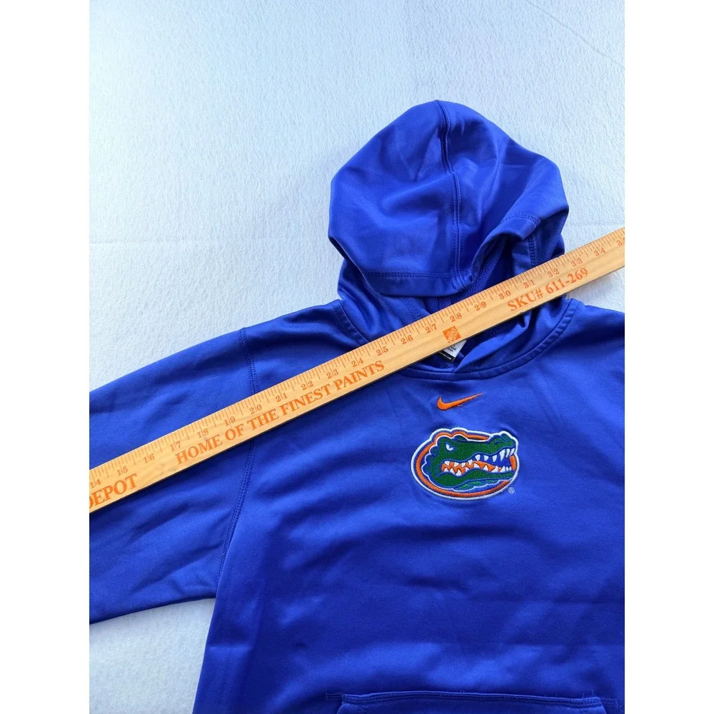 Nike Florida Gators Therma-FIT Hoodie Royal Blue Youth Large Collegiate Pullover